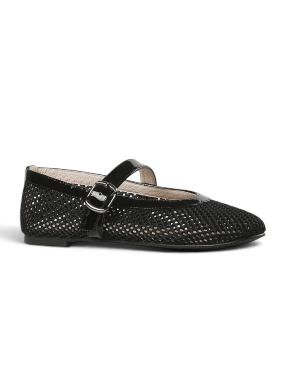All Black Amazing Jane Flat